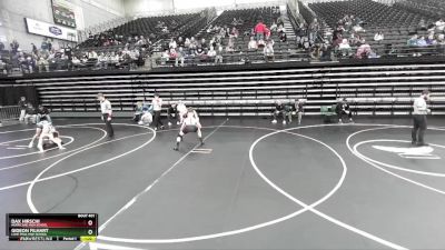 141 lbs Cons. Round 4 - Gideon Filhart, Lone Peak High School vs Dax Hirschi, Hurricane High School