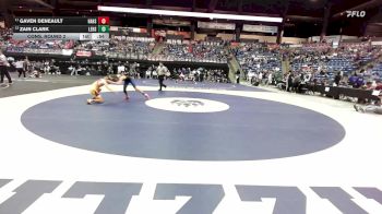 106 lbs Cons. Round 2 - Gaven Deneault, Hays HS vs Zain Clark, Leavenworth HS