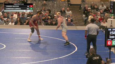 285 lbs Final - Yonger Bastida, Iowa State vs Christian Carroll, Wyoming