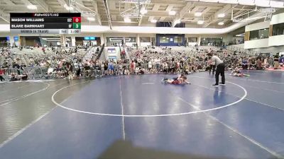 67 lbs Semis (4 Team) - Mason Williams, Idaho 2 vs Blake Barnhart, Black Fox