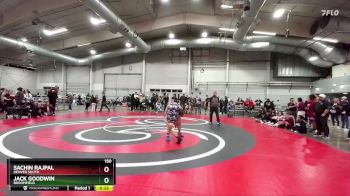 150 lbs Cons. Round 4 - Jack Goodwin, Broomfield vs Sachin Rajpal, Denver South