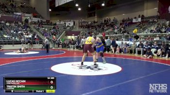 5A 285 lbs Semifinal - Lucas Mccain, Lake Hamilton vs Tristin Smith, Lakeside