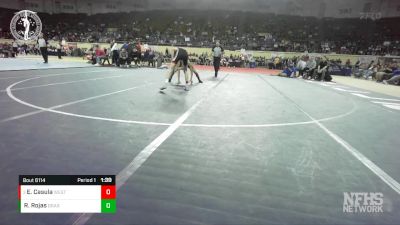 6A-106 lbs Semifinal - Eric Casula, WESTMOORE vs Rudy Rojas, BROKEN ARROW