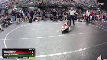 90 lbs Round 5 (6 Team) - Nash Denison, Oklahoma Elite vs Gage Southwick, Utah