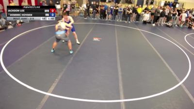 215 lbs Quarters - Jackson Lee, Grynd vs Dominic Hovden, Owatonna Wrestling Assoc.