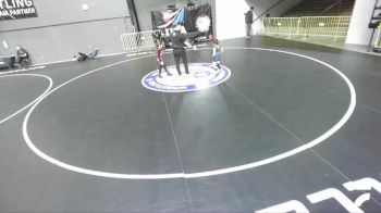 49 lbs Cons. Round 4 - Liyana Khan vs Luke Rivera, Red Wave Wrestling
