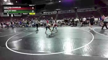 W-130 lbs Semis & 3rd Wb (16 Team) - Caylynn Chandler, Michigan vs Brinlee Gines, Utah