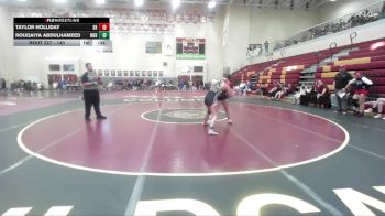 140 lbs Cons. Round 1 - Rouqaiya Abdulhameed, Meridian vs Taylor Holliday, Southridge