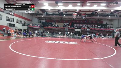 157 lbs Cons. Round 2 - Cael Rahnavardi, Northern Iowa vs PJ Murphy, SIUE