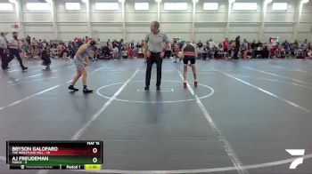 96 lbs Round 2 (6 Team) - Bryson Galofaro, The Wrestling Mill vs AJ Freudeman, Forge
