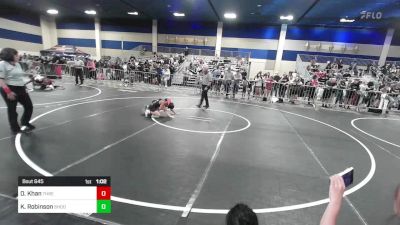 66 lbs Final - Owais Khan, Threshold WC vs Kyler Robinson, Shootbox WC