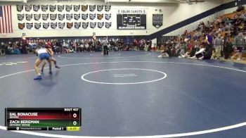 120 lbs Cons. Semi - Zach Bergman, Anthony Wayne vs Sal Bonacuse, Revere