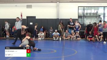 85 lbs Quarterfinal - Brandon Grimmer, Climmons Trained/AWC vs Blaze Taff, Woodland Wrestling