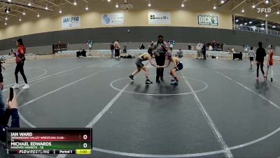 76 lbs 3rd Place Match - Ian Ward, Shenandoah Valley Wrestling Club vs Michael Edwards, Hanover Hawkeye