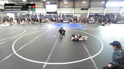 54 lbs Quarterfinal - Dominic Hernandez, Grindhouse WC vs Lawson Prescher, Quad City Warriors