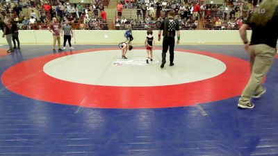 52 lbs Round Of 16 - Grayson Clark, Pedraza Wrestling vs Braxton Krieg, Lassiter Jr Trojans Wrestling Club