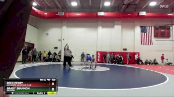 120 lbs Cons. Round 2 - Brady Shannon, Western vs Reed Perry, Rochester Wrestling Club