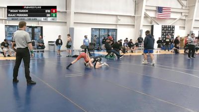 100 lbs Champ. Rd Of 16 - Isaac Perkins, Sanderson Wrestling Academy vs Noah Yakich, Black Fox Wrestling Academy