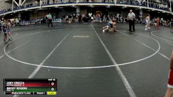 56 lbs Round 5 (6 Team) - Brody Rogers, SEPA vs Joey Crecca, Buxton Squeeze