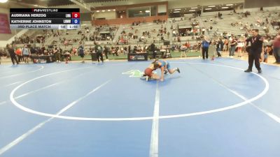 126 lbs 3rd Place Match - Audriana Herzog, Legacy Wrestling Academy vs Katherine Johnston, Lind-Ritzville Marmots Wrestling