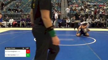 170 lbs Quarterfinal - Broddey Cunningham, Kimberley vs Alex Hernandez, Poway A