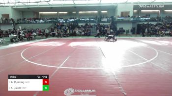 170 lbs Round Of 16 - Aaron Running, Bacon Academy vs Xavier Quiles, East Hartford