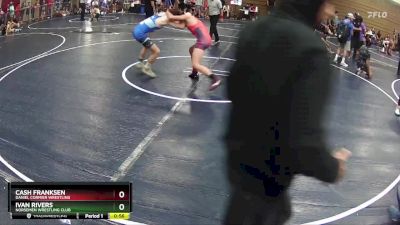 122 lbs Cons. Round 1 - Cash Franksen, Daniel Cormier Wrestling vs Ivan Rivers, Norsemen Wrestling Club