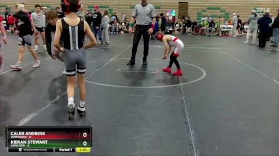 60 lbs Finals (2 Team) - Kieran Stewart, Lions Den vs Caleb Andress, Warhawks