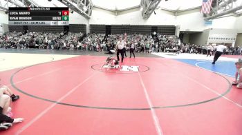 68-M lbs Round Of 32 - Luca Amato, Team Tugman vs Evan Bender, High Pace Wrestling Club