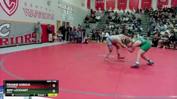 215 lbs Quarterfinal - Ripp Lockhart, Delta vs Frankie Gargus, Cedaredge