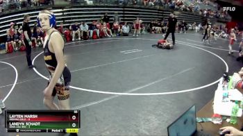 55 lbs Finals (8 Team) - Landyn Schadt, Iowa USA Red vs Layten Marsh, Indiana Gold