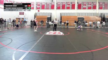 106 lbs Round Of 16 - Grayson Kirby, North Andover vs Maximo Greene Barrios, Boston Latin
