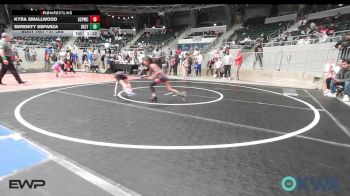 57 lbs Semifinal - Kyra Smallwood, South Central Punisher Wrestling Club vs Serenity Esparza, Best Trained