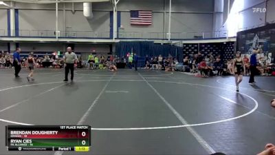 72 lbs Finals (2 Team) - Brendan Dougherty, Kraken vs Ryan Cies, PA Alliance