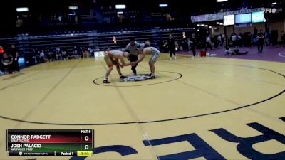 174 lbs Semifinal - Connor Padgett, Unattached vs Josh Palacio, Air Force Prep