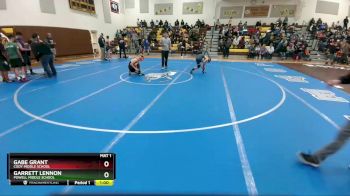 126 lbs Round 1 - Gabe Grant, Cody Middle School vs Garrett Lennon, Powell Middle School