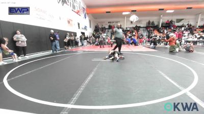 49 lbs Quarterfinal - Zaven Yarnell, Beggs Youth Wrestling Program vs Chevy Welden, Raw Wrestling Club