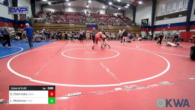 119 lbs Consi Of 8 #2 - Sean-Tyler Chernisky, Broken Arrow Wrestling Club vs London McGinnis, Team Tulsa Wrestling Club