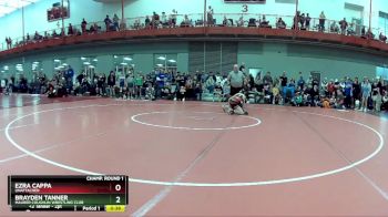 75 lbs Champ. Round 1 - Brayden Tanner, Maurer Coughlin Wrestling Club vs Ezra Cappa, Unattached