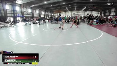 180 lbs Semifinal - Kiyah Smith, Champions Wrestling Club vs Jaide Vasquez, Carbon Raptors