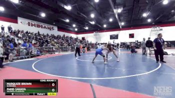 170 lbs Cons. Round 2 - Marquize Brown, Glendora vs Farid Sawaya, Valencia Placentia