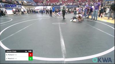 73 lbs Quarterfinal - Easton Pollard, Piedmont vs Jessen Madrid, Chickasha Youth Wrestling