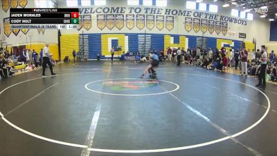 132 lbs Quarterfinals (8 Team) - Jaden Morales, Braden River vs Cody Holt, Charlotte Hs