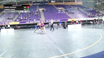 184 lbs Round 3 (6 Team) - Jeremy Manibog, CSU Bakersfield vs Connor Hudak, Bloomsburg