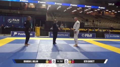 Seth Sarrett vs Brandan J. Millan 2025 Pan Jiu Jitsu IBJJF Championship