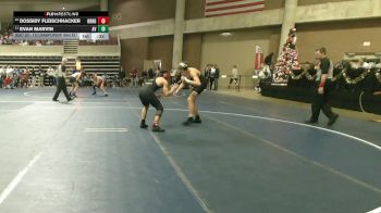 133 Championship Bracket Cons. Round 2 - Evan Marvin, Apple Valley vs Dossidy Fleischhacker, Brainerd