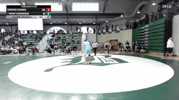 150 lbs Champ. Round 2 - Tristan Ziobro, Christian Brothers Academy vs Riley Storozuk, Notre Dame