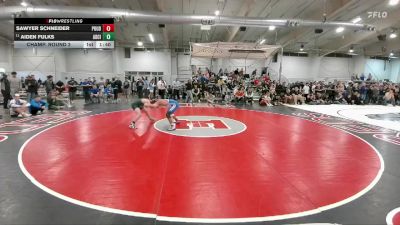 150 lbs Champ. Round 2 - Aiden Fulks, Adams City vs Sawyer Schneider, Poudre