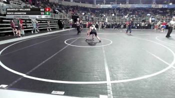 125 lbs Consolation - Brantley Williams, Maize WC vs Roco Johnston, Titan Wrestling Institute