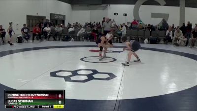 65 lbs Round 5 (6 Team) - Remington Pierzynowski, Wrestling University vs Lucas Schuman, Team 922